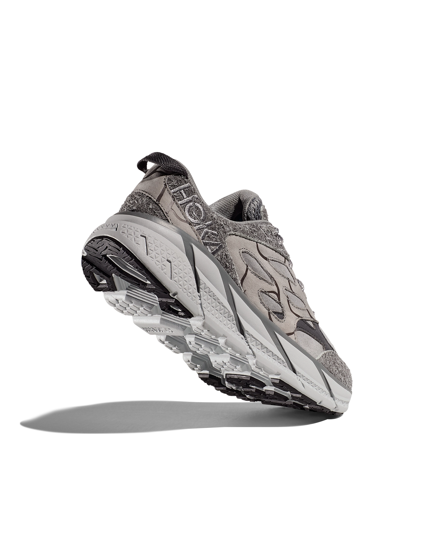 Hoka U CLIFTON L Suede TP Galactic Gray / Satellite Grey