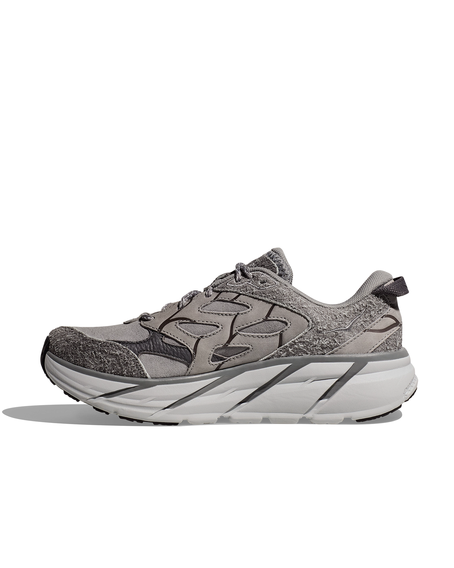 Hoka U CLIFTON L Suede TP Galactic Gray / Satellite Grey