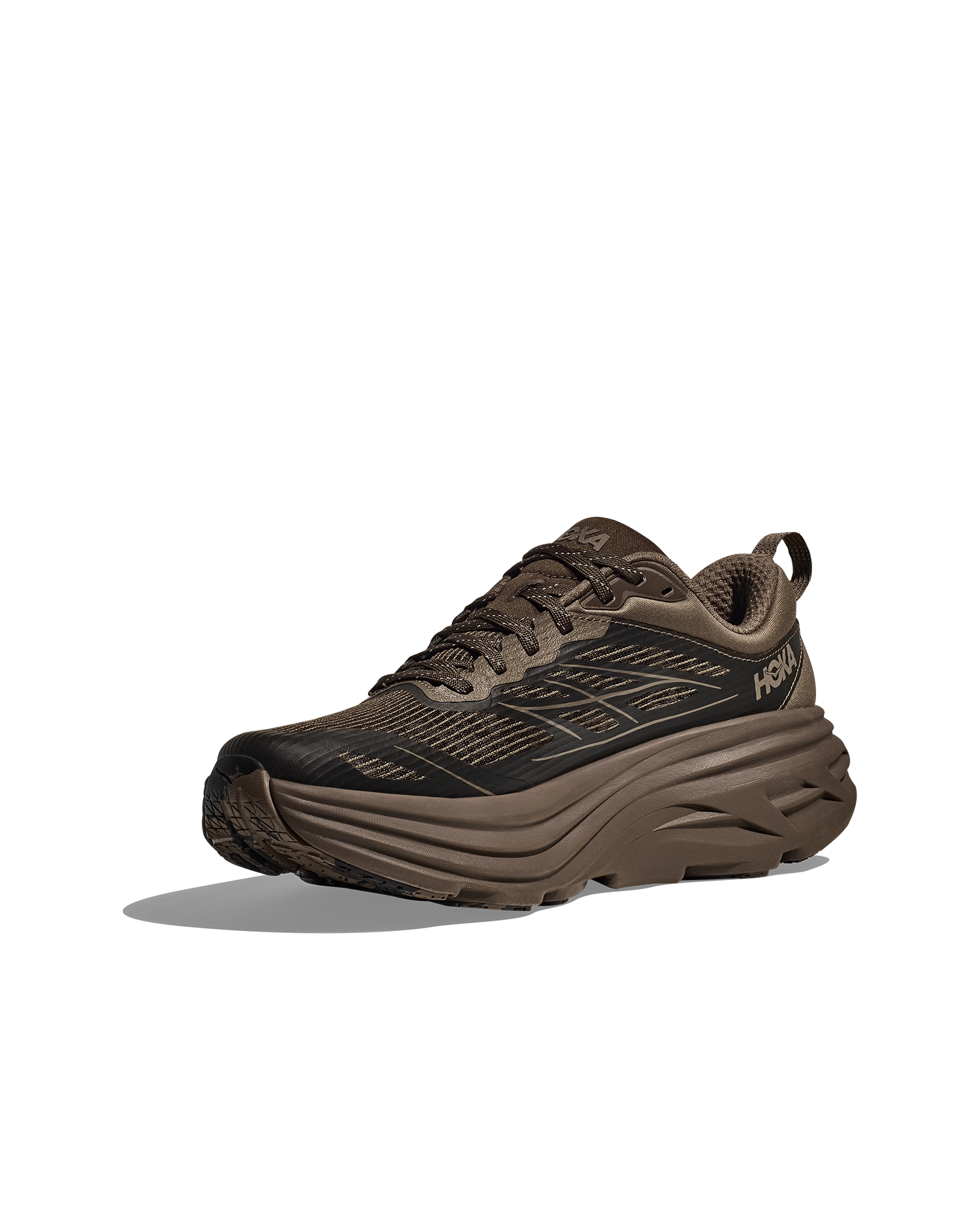 Hoka U BONDI TS CAGED Umber / Deep Umber