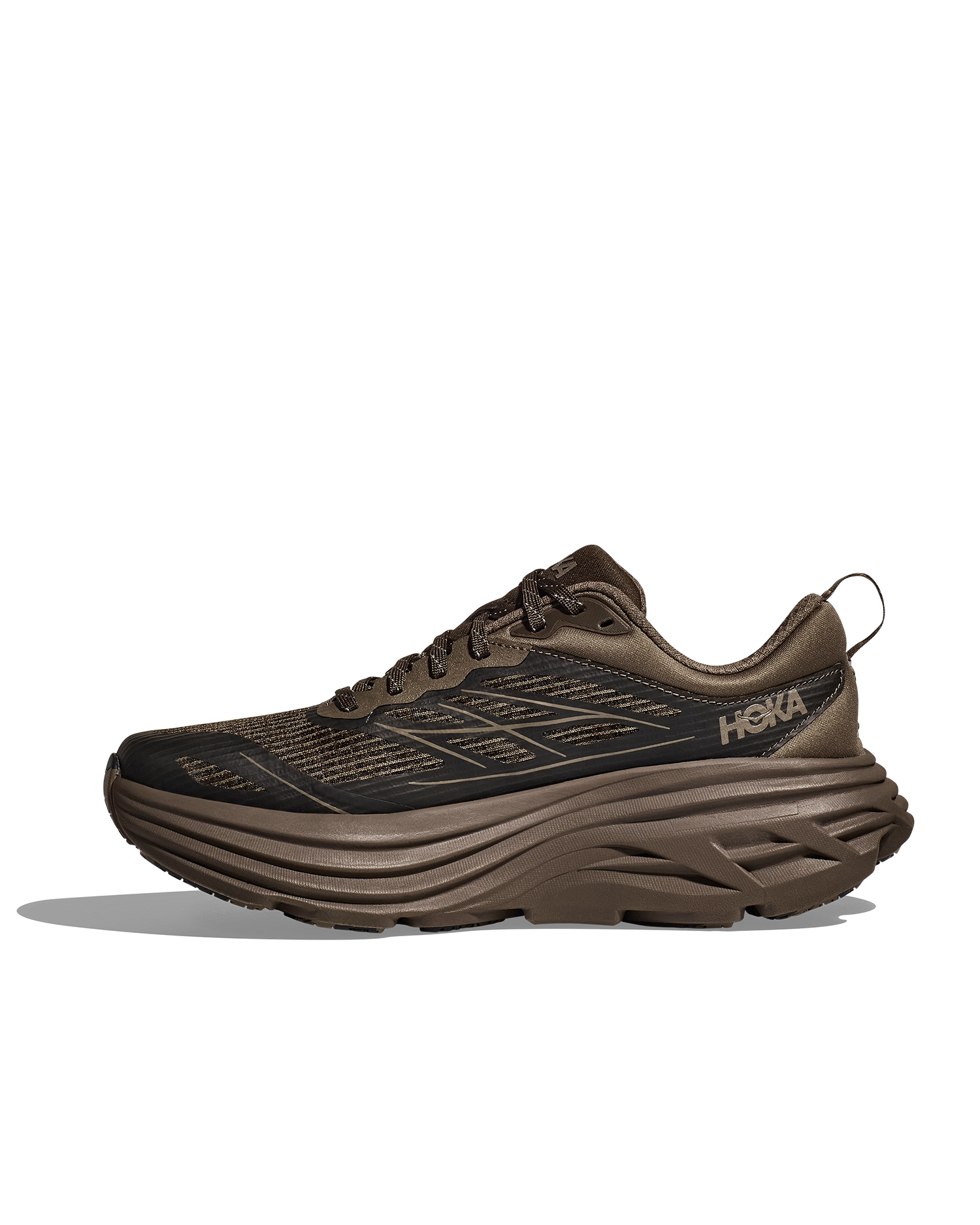 Hoka U BONDI TS CAGED Umber / Deep Umber